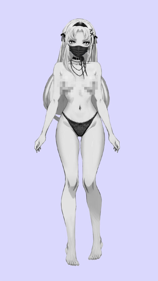 Face Mask Asset [Can be added to any Model / Outfit]